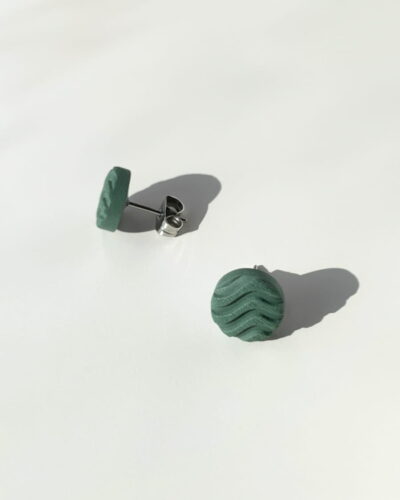 boucles d'oreilles vertes puces Artapaon