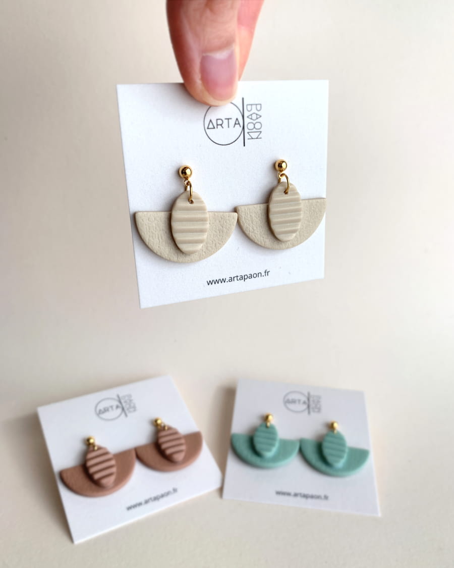 Boucles d'oreilles Flora - Sésame – Image 4