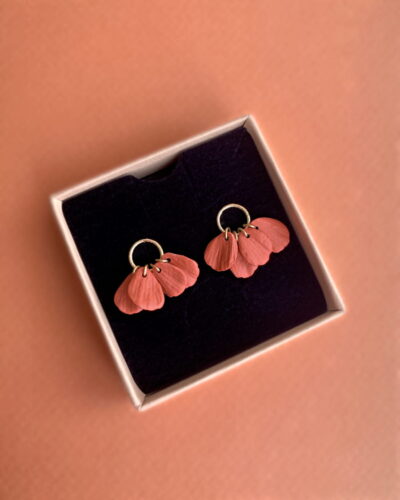 Boucles d'oreilles pétales artisanales Artapaon